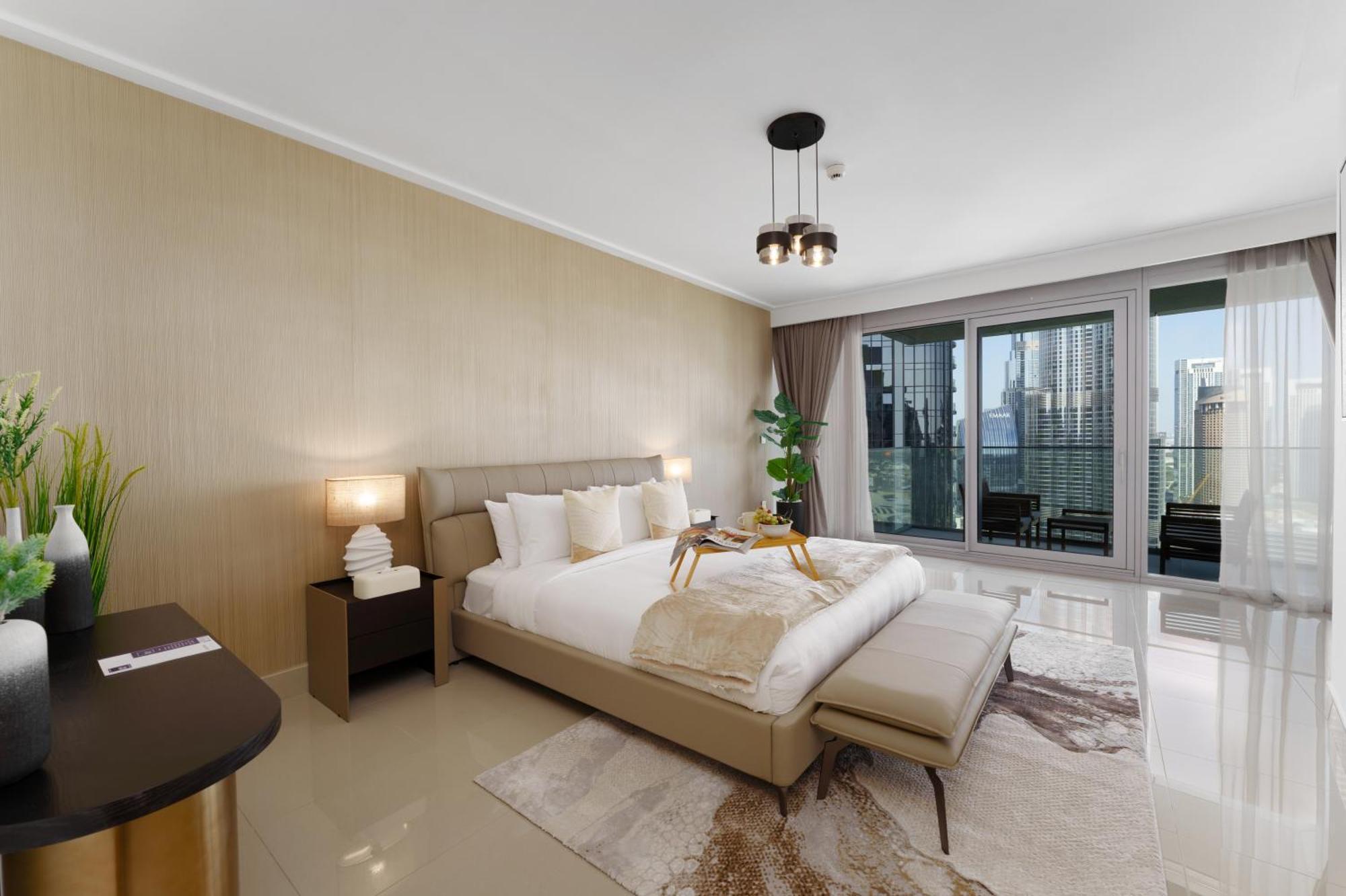 Maison Privee - Ultimate Living With Front-Row Views Of Burj Khalifa & Dubai Fountains 外观 照片