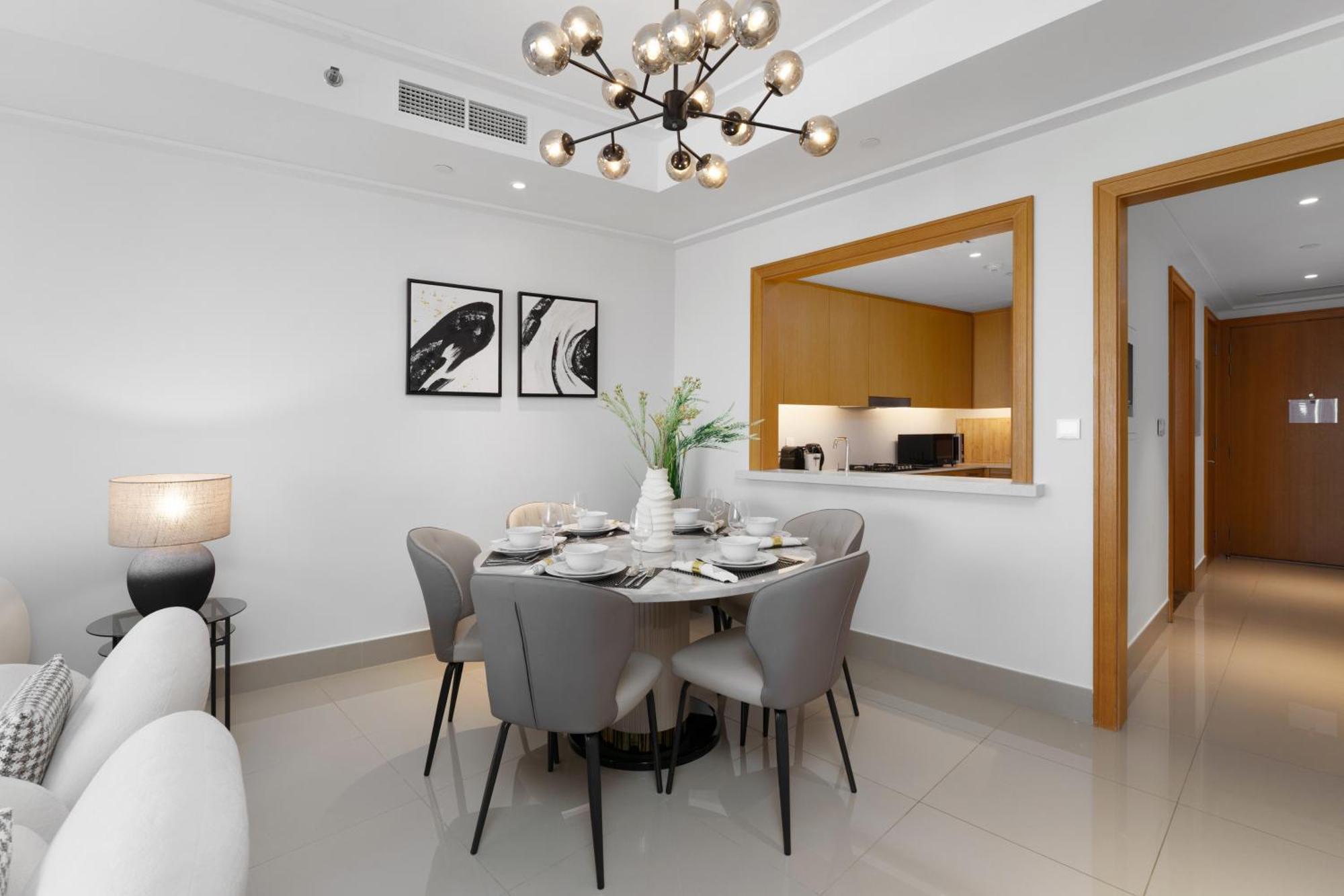 Maison Privee - Ultimate Living With Front-Row Views Of Burj Khalifa & Dubai Fountains 外观 照片