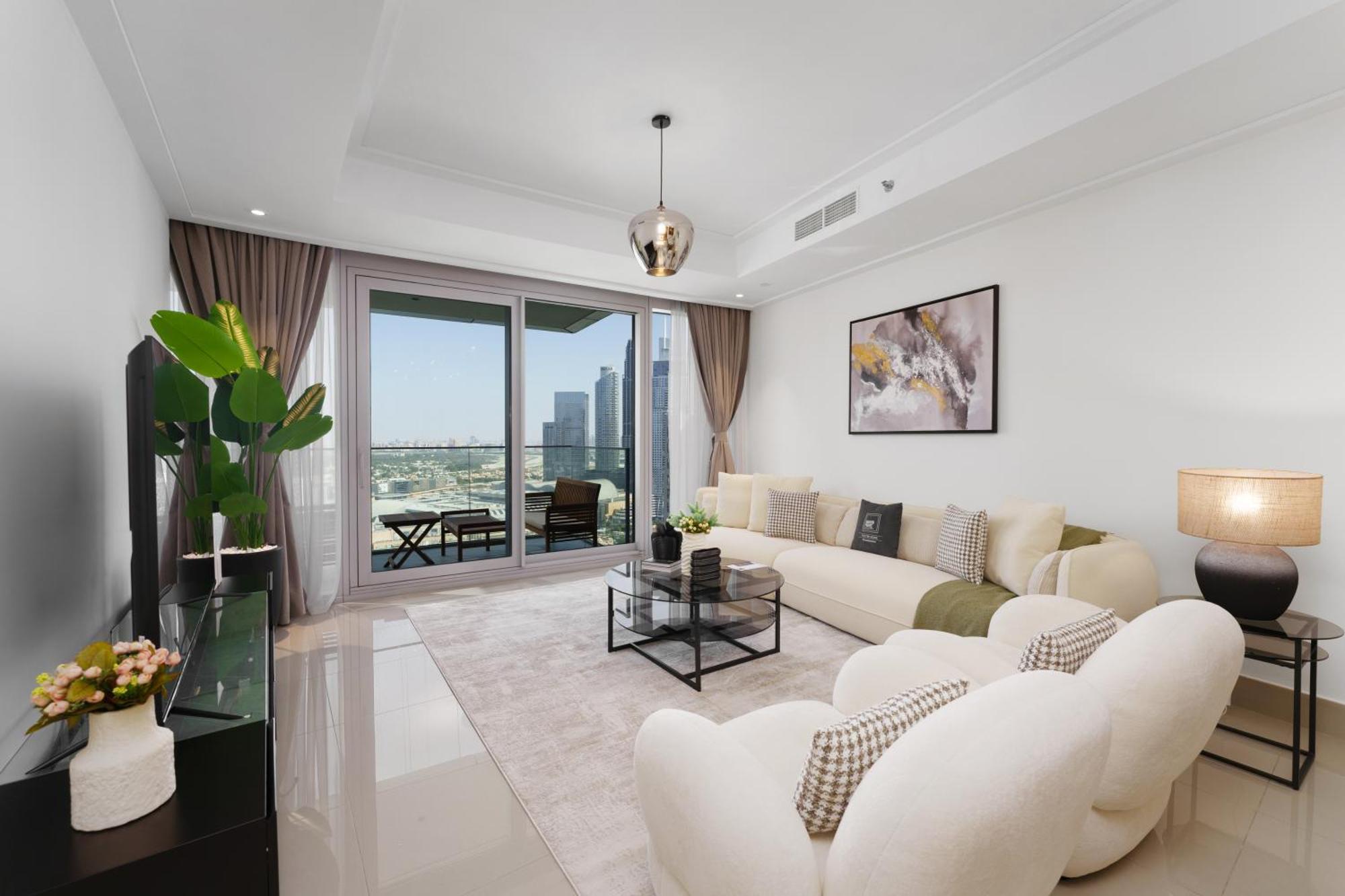 Maison Privee - Ultimate Living With Front-Row Views Of Burj Khalifa & Dubai Fountains 外观 照片